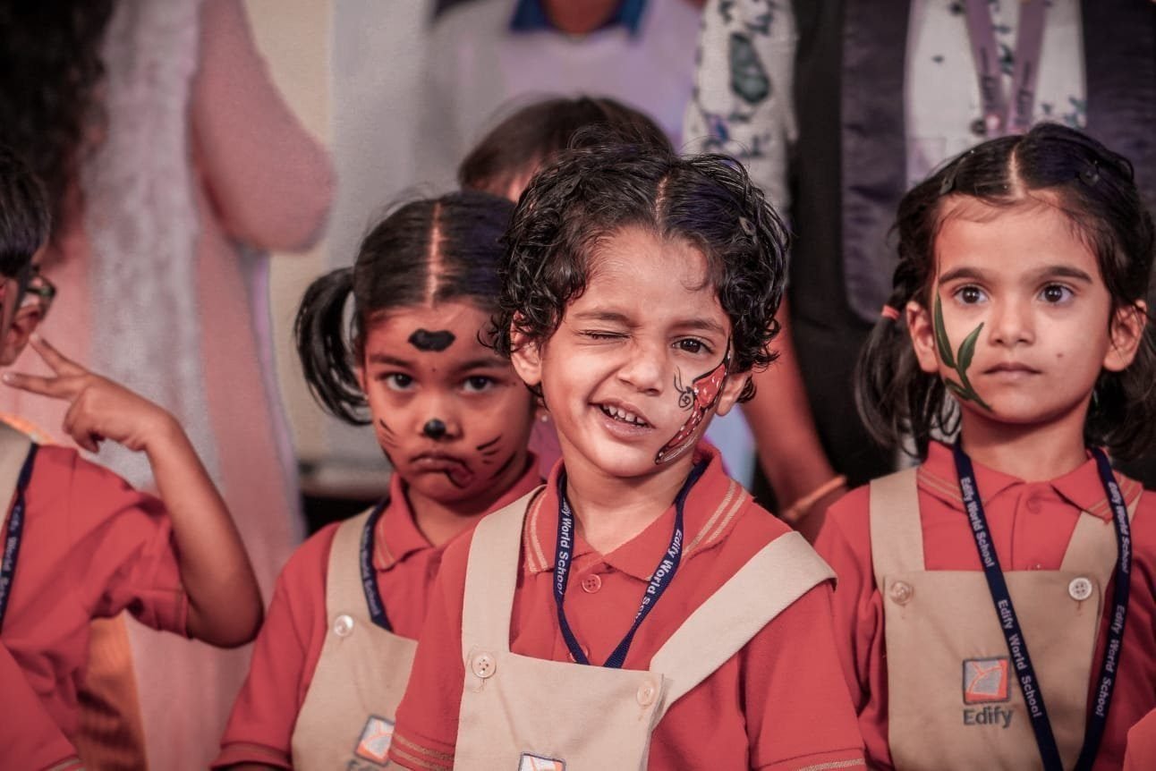 Smiling students